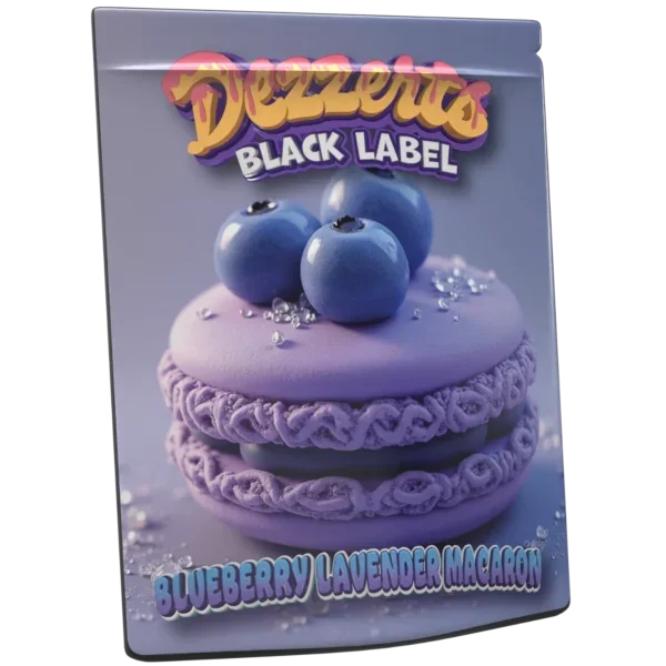 BLUEBERRY LAVENDER MACARON
